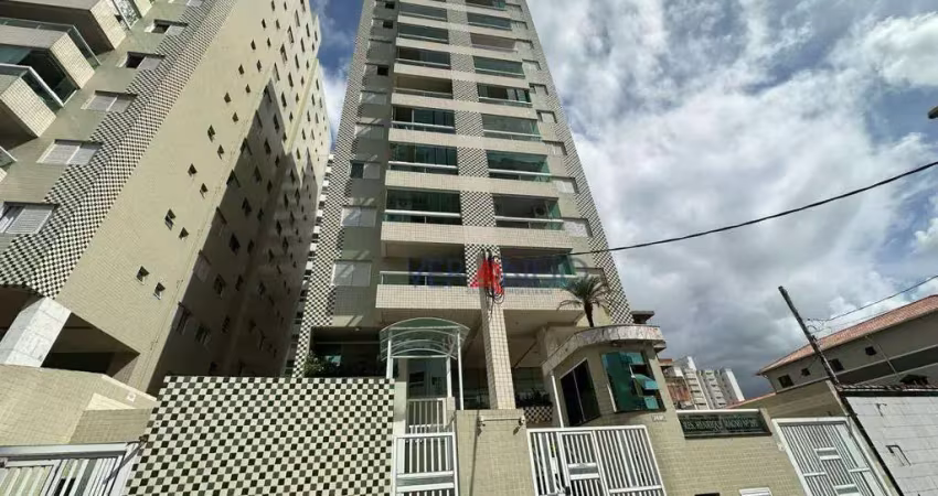 Apartamento com 2 dormitórios para alugar, 81 m² por r$ 3.300,02/mês - aviação - praia grande/sp