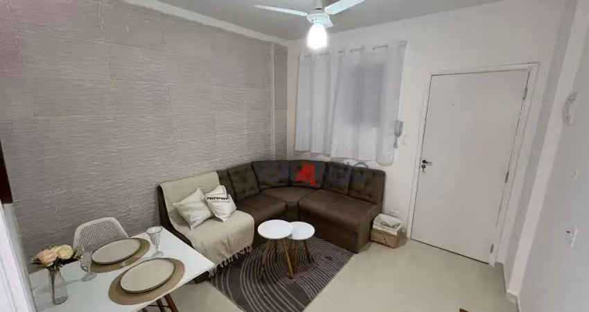 Kitnet com 1 dormitório à venda, 40 m² por r$ 245.000,00 - aviação - praia grande/sp