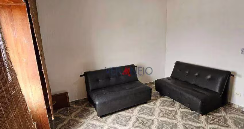 Kitnet com 1 dormitório à venda, 32 m² por r$ 170.000,00 - vila assunção - praia grande/sp
