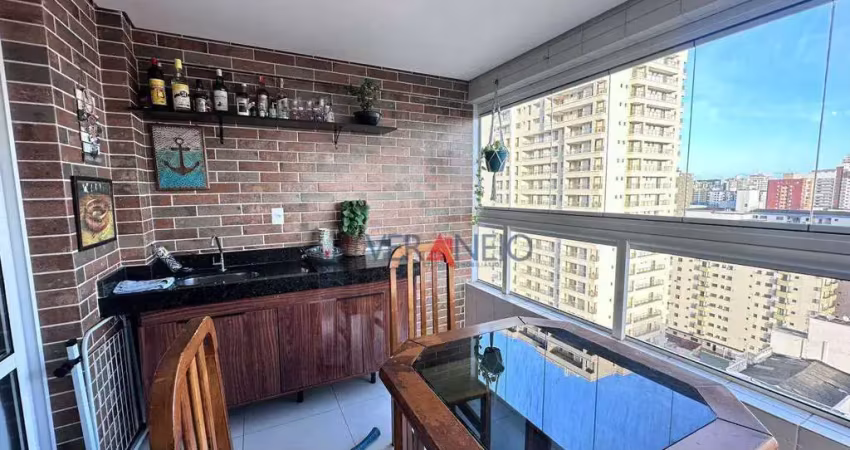 Apartamento com 2 dormitórios à venda, 69 m² por r$ 630.000,00 - canto do forte - praia grande/sp
