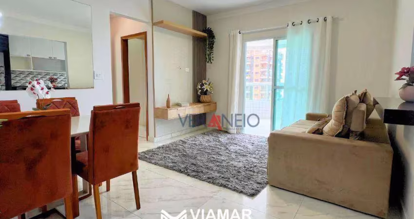 Apartamento com 2 dormitórios à venda, 77 m² por r$ 759.000,00 - vilamar - praia grande/sp