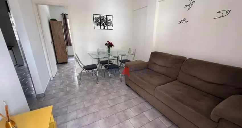 Apartamento com 1 dormitório à venda, 57 m² por r$ 240.000 - boqueirão - praia grande/sp
