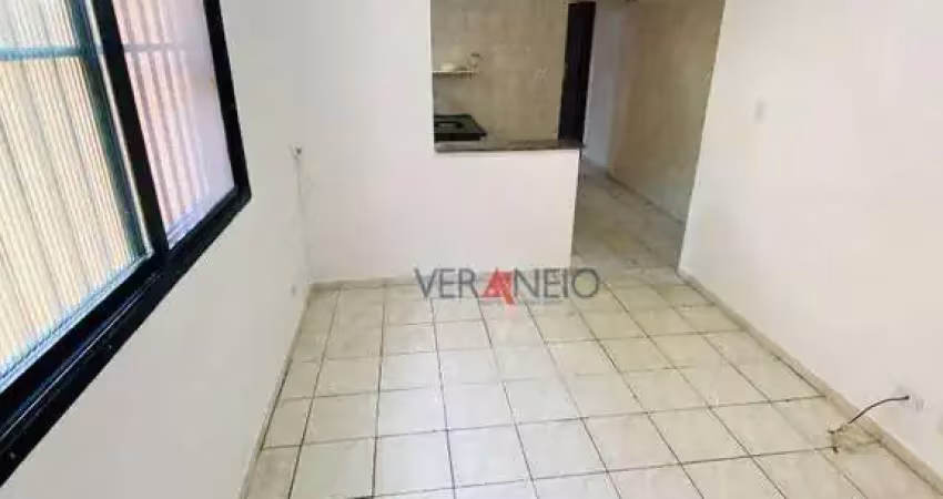 Apartamento com 1 dormitório à venda, 35 m² por r$ 205.000 - aviação - praia grande/sp
