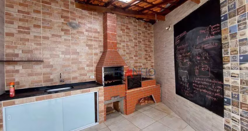 Casa com 2 dormitórios - venda por r$ 370.000 ou aluguel por r$ 2.500/mês - vilamar - praia grande/sp
