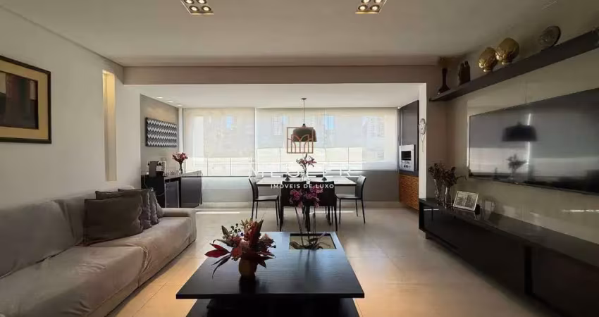 Apartamento mobiliado de 3 quartos com varanda gourmet na vila da serra, nova lima (mg)