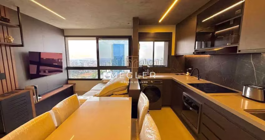 Apartamento sofisticado de 45m² com 1 suíte no vila da serra com automação e lazer completo