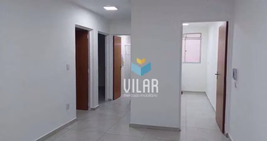 Apartamento com 2 dormitórios à venda, 46 m² por r$ 175.000,00 - residencial bosque das araucárias - sorocaba/sp