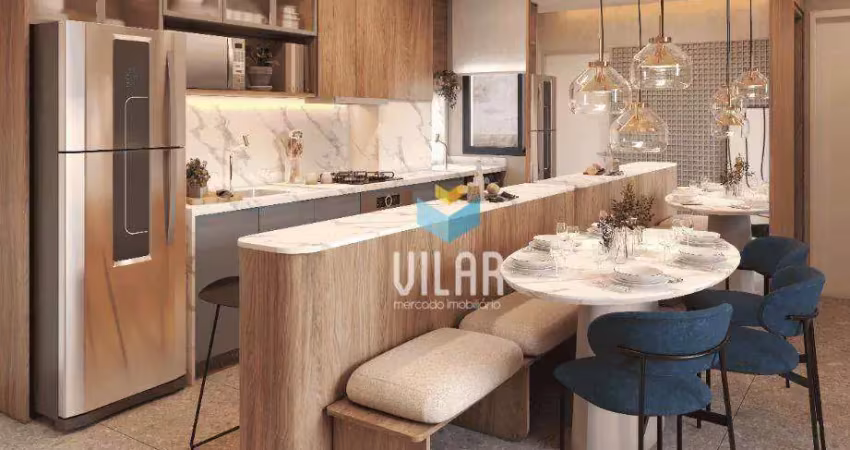 Apartamento com 2 dormitórios à venda, 48 m² por r$ 348.326,00 - além ponte - sorocaba/sp