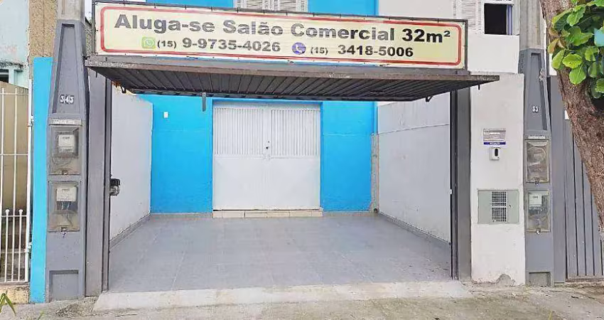 Salão para alugar, 34 m² por r$ 1.231,00/mês - vila carvalho - sorocaba/sp
