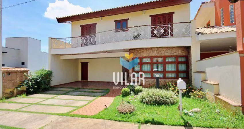 Sobrado, 487 m² - venda por r$ 1.800.000,00 ou aluguel por r$ 10.129,00/mês - condomínio lago da boa vista - sorocaba/sp