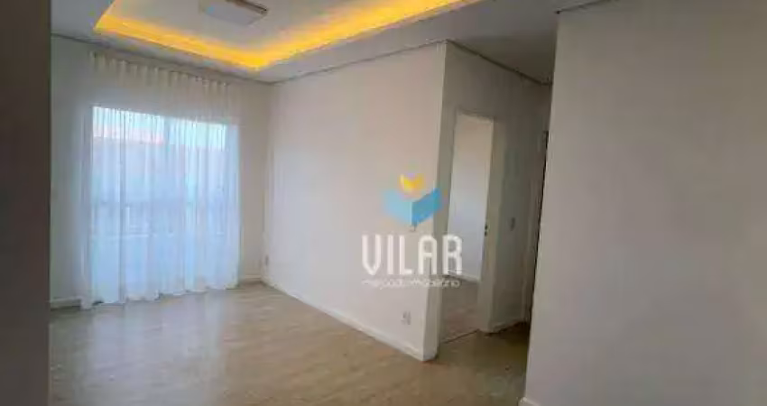 Apartamento com 2 dormitórios à venda, 63 m² por r$ 250.000,00 - caguaçu - sorocaba/sp