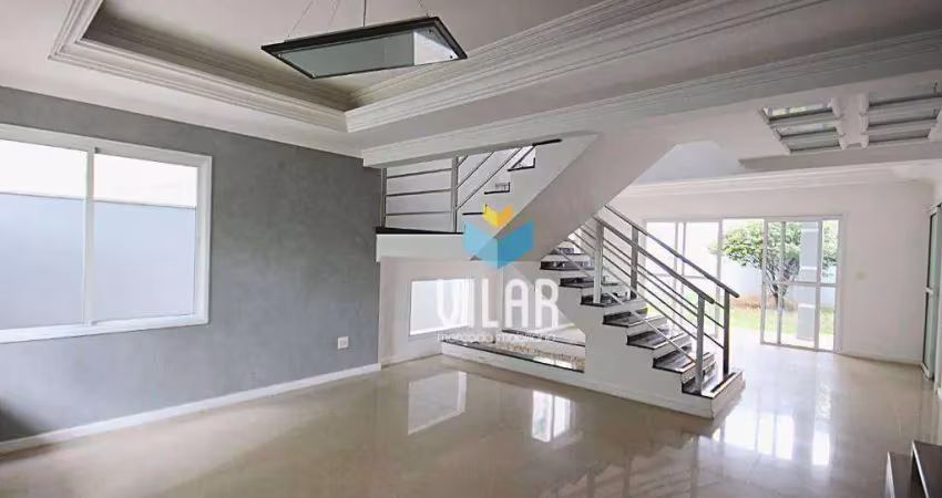 Sobrado com 3 dormitórios, 310 m² - venda por r$ 1.400.000,00 ou aluguel por r$ 7.550,00/mês - condomínio lago da boa vista - sorocaba/sp