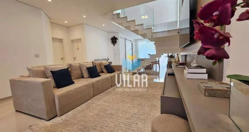 Sobrado com 3 dormitórios à venda, 280 m² por r$ 2.100.000,00 - condomínio residencial colinas do sol - sorocaba/sp