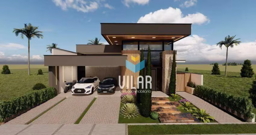 Casa com 3 suítes à venda, 283 m² por r$ 2.300.000 - bairro da vossoroca - sorocaba/sp