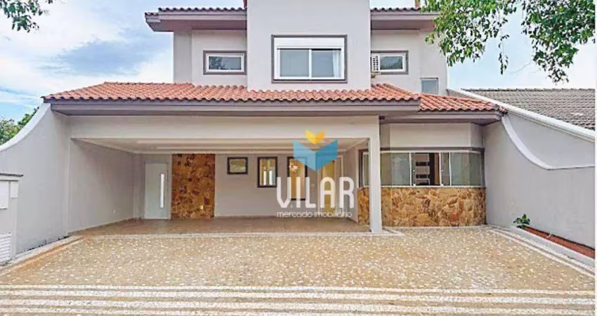 Sobrado com 4 dormitórios à venda, 401 m² por r$ 2.500.000,00 - condomínio lago da boa vista - sorocaba/sp