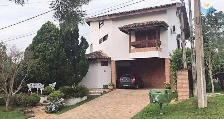 Sobrado com 4 dormitórios à venda, 470 m² por r$ 1.800.000,00 - condomínio vivendas do lago - sorocaba/sp