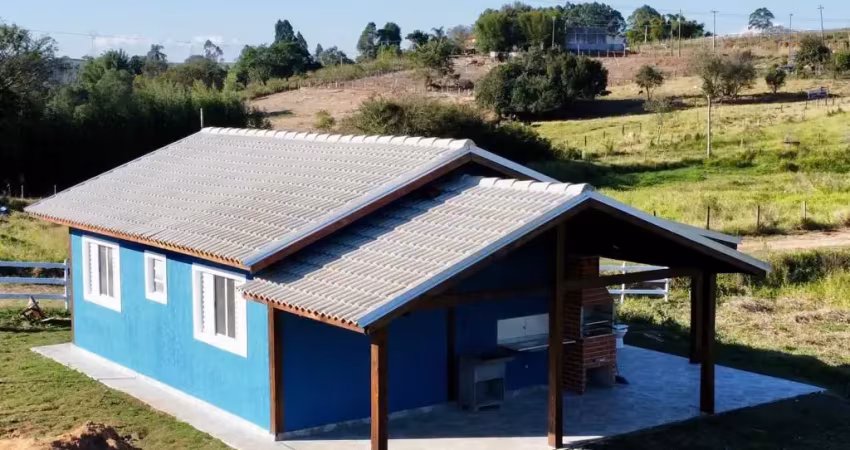 Linda chácara são miguel, 2.000 m², rincão, casa nova, 2 quartos, 12 km cidade, riacho, doc. ok