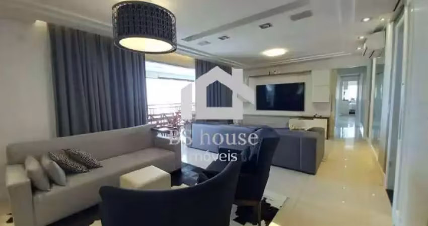 Apartamento com varanda gourmet, 4 dormitórios - 172 m² jardim são caetano