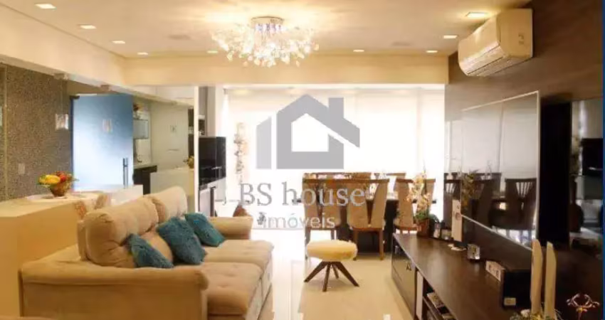 Apartamento varanda gourmet de 3 dormitórios com 125 m² jardim são caetano
