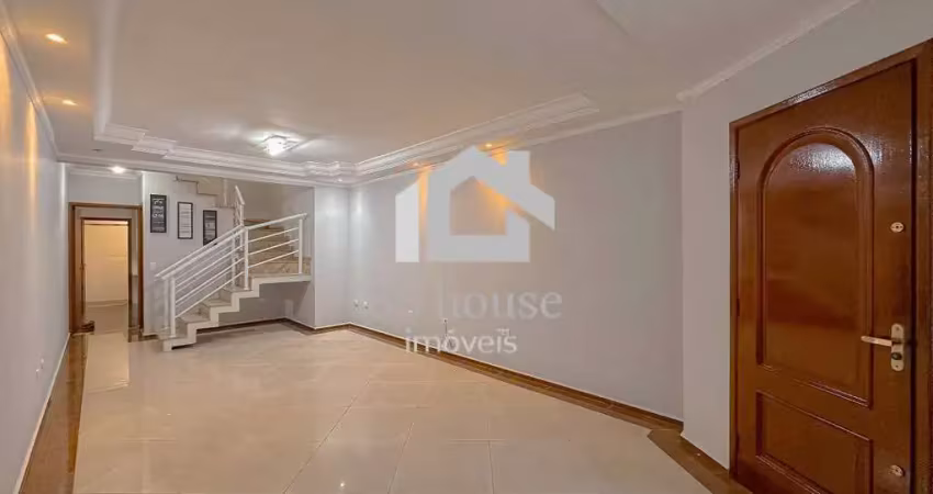 Sobrado com planejados para locação com 135m²,  bairro jardim - santo andré