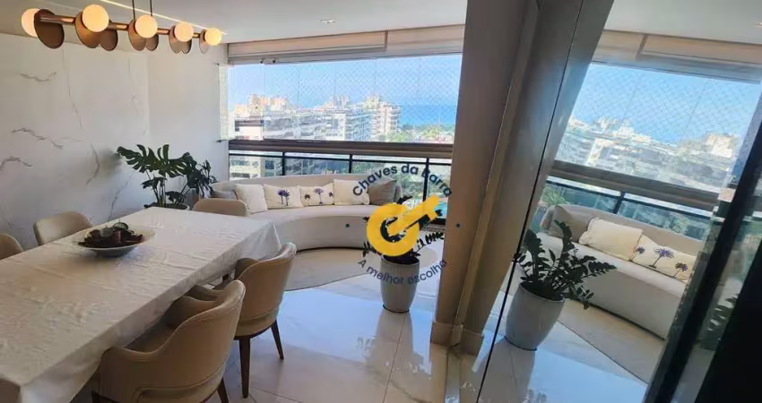 Apartamento com 3 dormitórios à venda, 130 m² por r$ 3.800.000,00 - barra da tijuca - rio de janeiro/rj