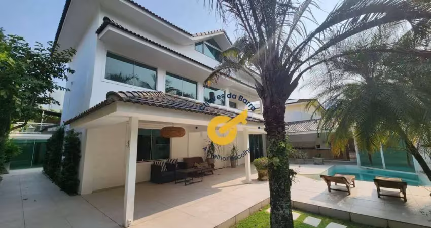 Casa com 5 dormitórios à venda, 750 m² por r$ 4.800.000,00 - barra da tijuca - rio de janeiro/rj
