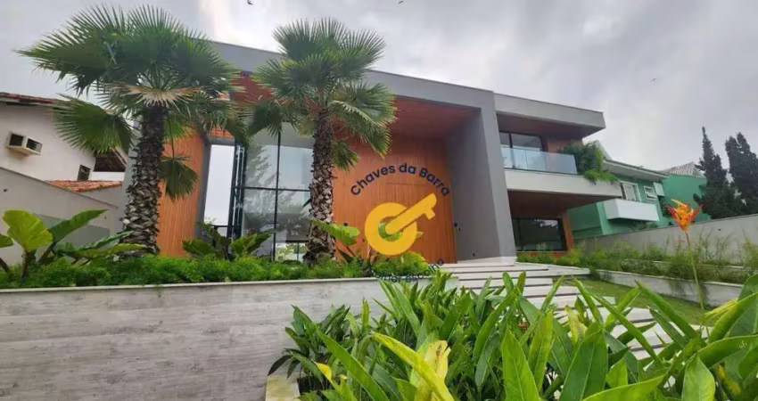 Casa com 5 dormitórios à venda, 1400 m² por r$ 19.600.000,00 - barra da tijuca - rio de janeiro/rj