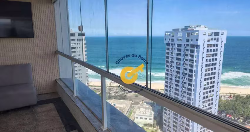 Cobertura com 3 dormitórios à venda, 190 m² por r$ 2.600.000 - barra alpha - barra da tijuca - rio de janeiro/rj