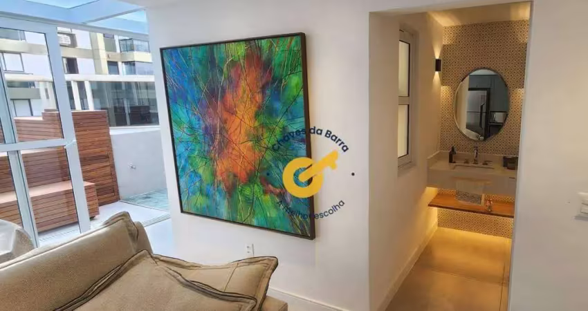 Cobertura com 3 dormitórios à venda, 120 m² por r$ 2.998.000,00 - barra da tijuca - rio de janeiro/rj