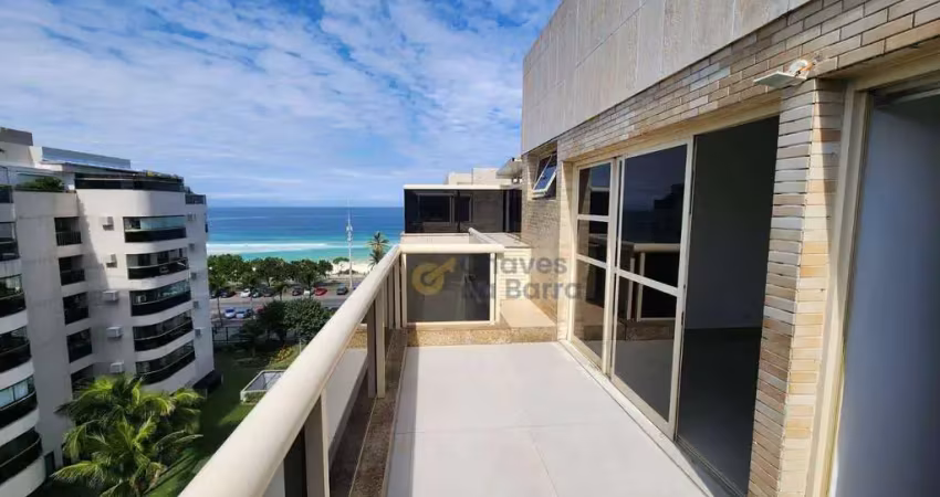 Cobertura com 2 dormitórios, 122 m² - venda por r$ 2.430.000,00 ou aluguel por r$ 15.257,50/mês - barra da tijuca - rio de janeiro/rj
