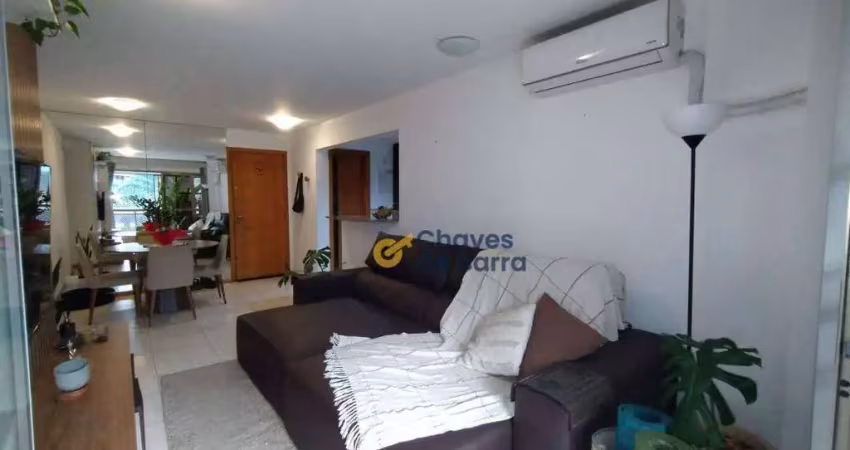 Apartamento com 2 quartos para alugar no rio 2, semi mobiliado, 74 m² por r$ 5.400/mês - barra olímpica - rio de janeiro/rj