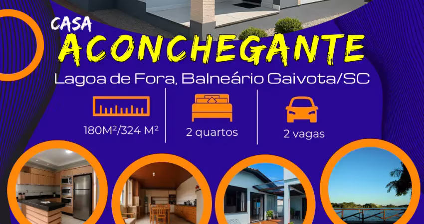 Casa com área gourmet espaçosa, pertinho da lagoa, a 4 km da praia