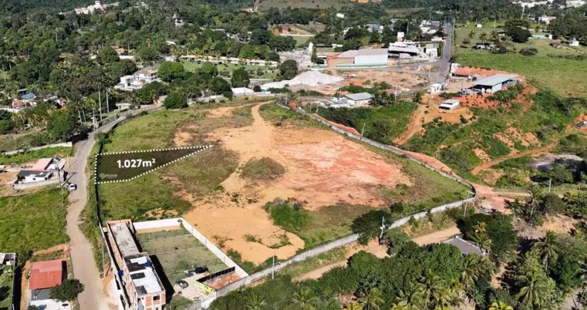 Vende-se terreno de 1027m² no bairro são gabriel em guarapari-es, asfaltado, próximo à rodovia e a 15 minutos da praia do morro, oportunidade!