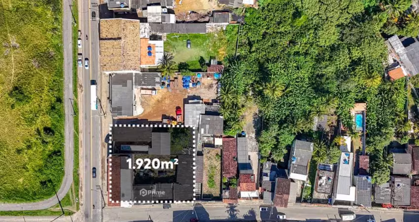 Terreno de 1.920m² de frente para o mar e para a rodovia na praia do riacho ? localização privilegiada para morar ou investir em guarapari/es.