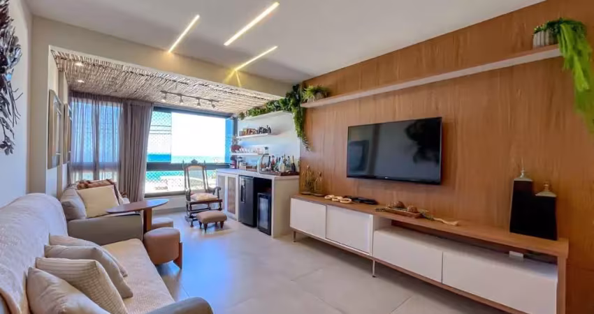 Lindo apartamento à venda de frente para o mar da praia do morro em guarapari/es. marque uma visita e confira!