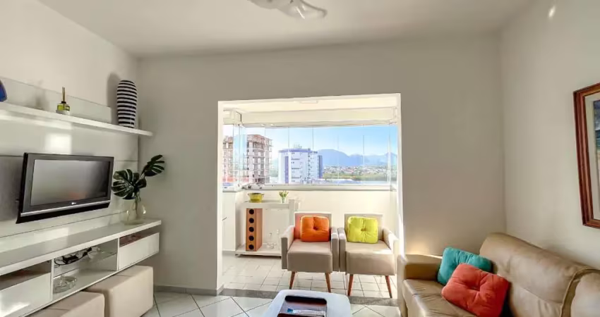 Apartamento à venda no centro de guarapari/es de 2 quartos, semi-mobiliado, elevador, portaria 24h e vaga de garagem. é você perto de tudo!