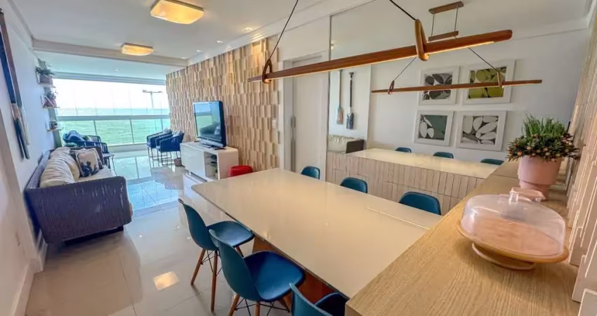Excelente apartamento de 4 quartos de frente para o mar à venda na enseada azul em novo guarapari/es. marque uma visita e se surpreenda!