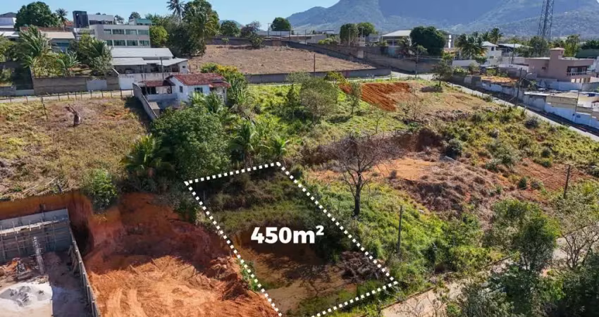 Oportunidade! otimo terreno de 450m² à venda no bairro de fátima, guarapari-es, próximo à praia do morro, em área residencial segura.