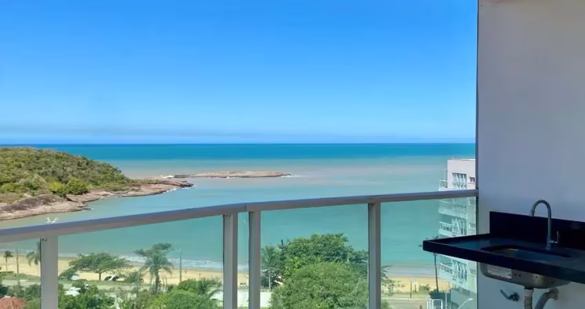 Incrível apartamento de 4 suítes com vista para a praia de bacutia, na enseada azul - guarapari/es. marque uma visita e aproveite!