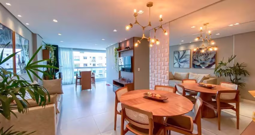 Espetacular apartamento com 100m² à venda na praia do morro, guarapari/es - 3 quartos, suíte, varanda gourmet, armários planejados, porteira fechada!