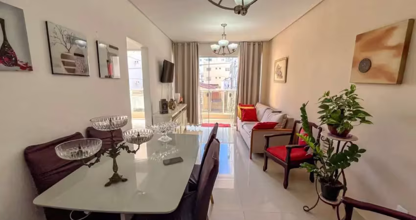 Apartamento à venda em prédio novo com área externa lateral à 23o metros da orla da praia do morro em guarapari-es.