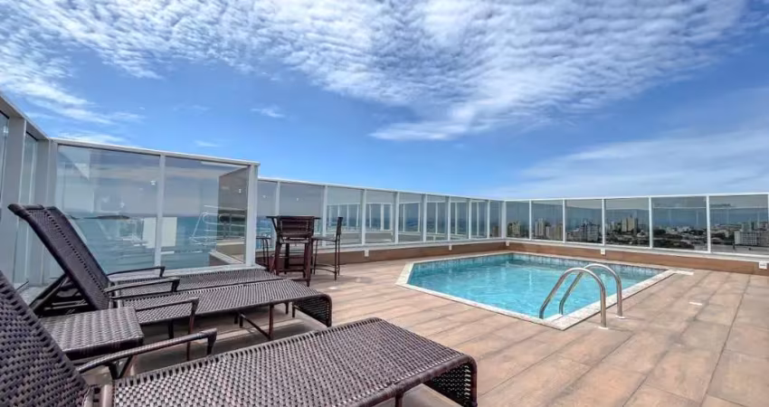 Apartamento novo de 3 quartos sendo 1 suíte, vista mar, lazer completo à venda na praia do morro em guarapari/es. condição facilitada de pagamento!