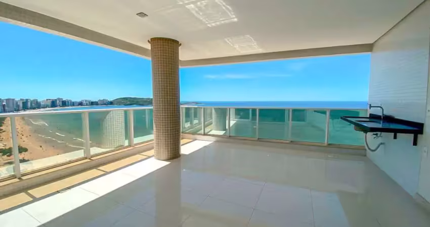 Excelente apartamento de 3 quartos à venda de frente para o mar na praia do morro em guarapari/es. marque uma visita e se encante!