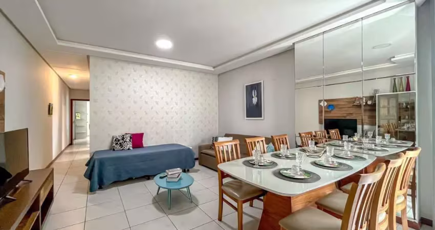 Excelente apartamento à venda em prédio de frente para o mar de 03 quartos com área de lazer na praia do morro em guarapari/es.