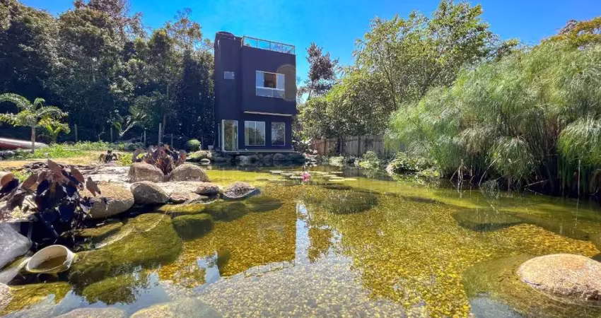 Casa com 2 quartos à venda em nova guarapari/es com lindo lago de peixes. marque uma visita e se encante - viva a natureza!