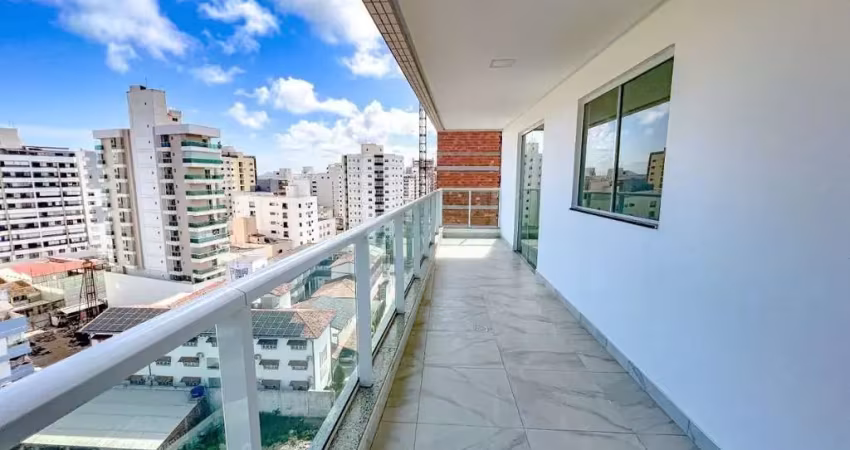 Apartamento de 3 quartos com varanda gourmet e vista para o mar na praia do morro e lazer em guarapari/es. marque uma visita e se surpreenda!
