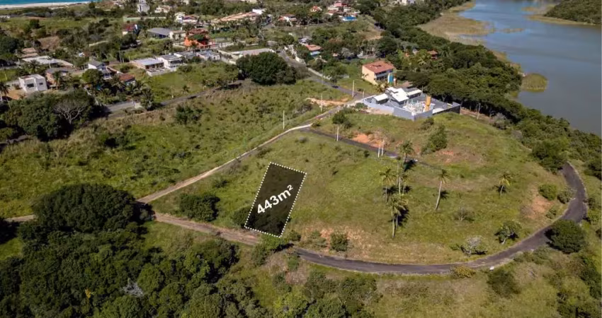 Ótimo terreno à venda em meaipe - guarapari/es, com 440m², região de ruas calmas e rodeada de muita natureza, proximo as praias de meaipe e dos padres