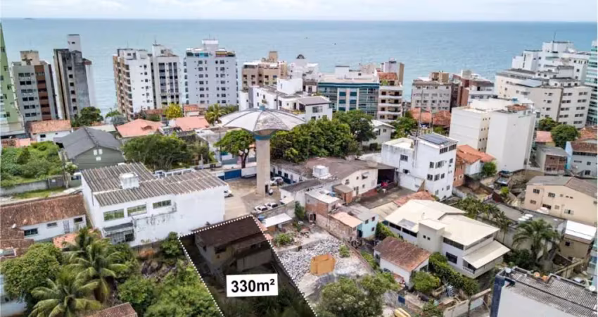 Oportunidade! terreno a venda à poucos metros da praia das castanheiras, muito bem localizado no centro de guarapari/es.