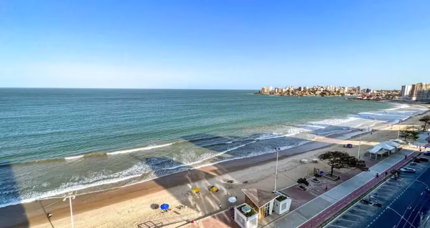 Apartamento de alto padrão de frente para o mar a venda na praia do morro guarapari-es. marque uma visita sem compromisso, será um prazer!