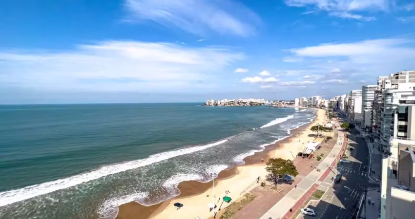 Amplo apartamento com 4 quartos sendo 2 suítes frente para o mar à venda na praia do morro em guarapari-es. vamos marcar uma visita? será um prazer!